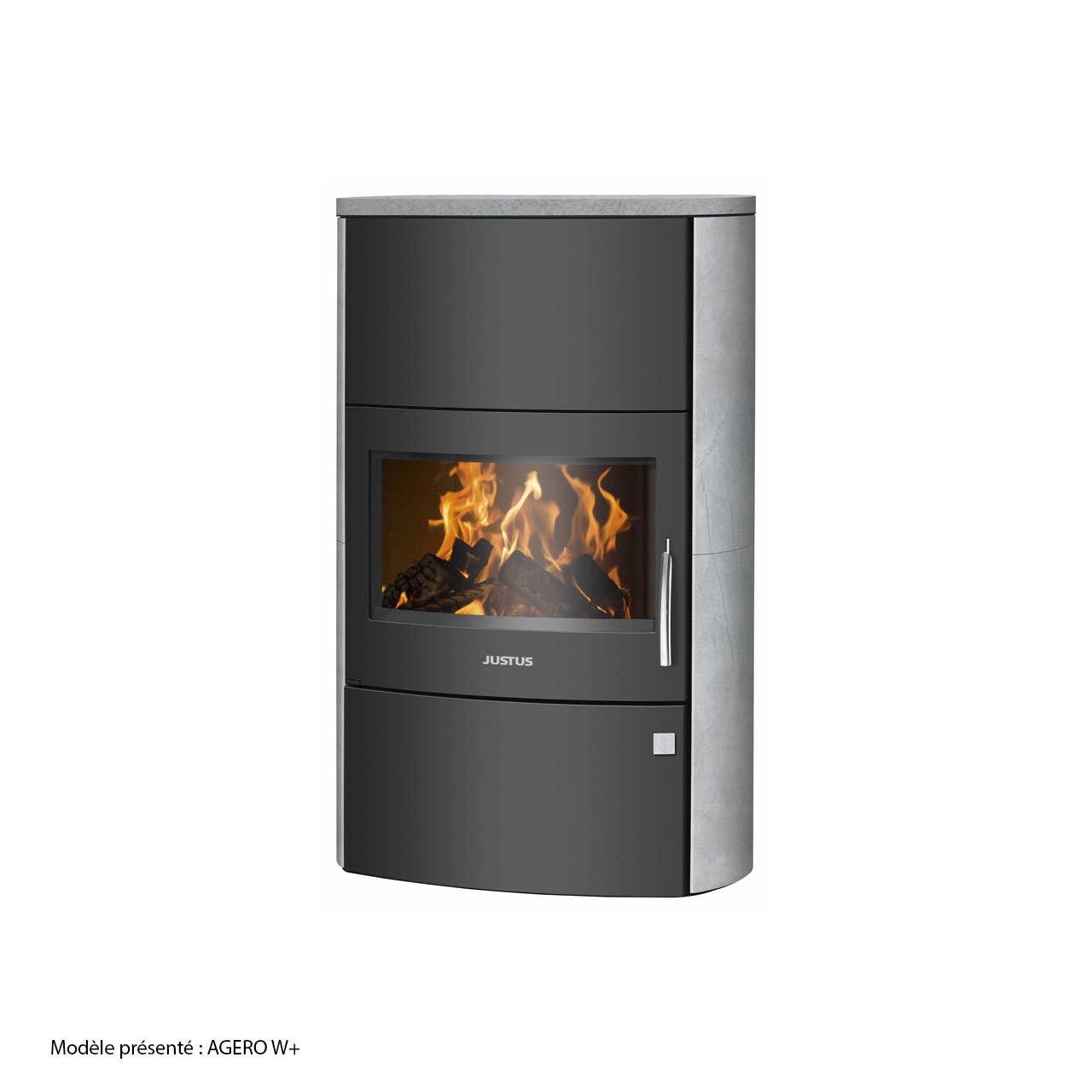 Poêle à bûches JUSTUS Agero W+ - Kbane