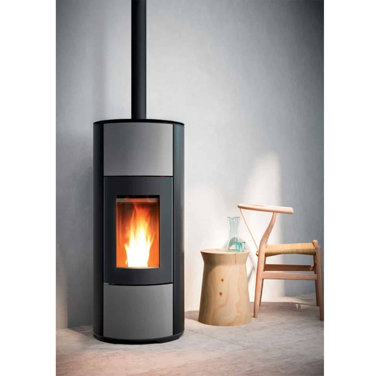 Poêle à pellets hermétique MCZ Loop Air 8 R WiFi puissance 8kW