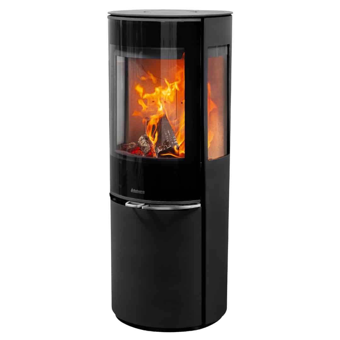 Poêle à bois - 1.1SK - ADURO A/S - 6 kW / contemporain / en acier